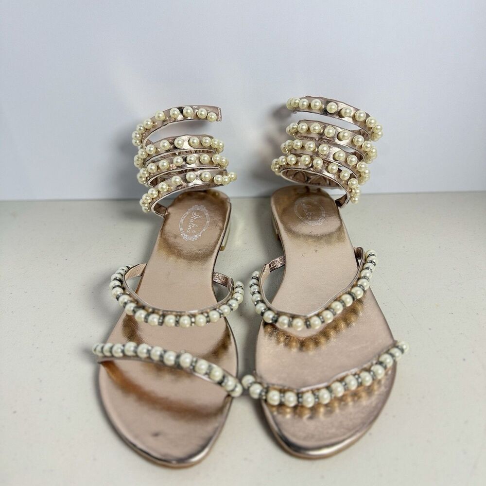 Italina By Summer Rio Champagne Sandals Size Women’s 8